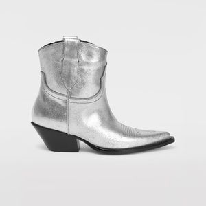 Maison Margiela Metallic Cowboy Boots